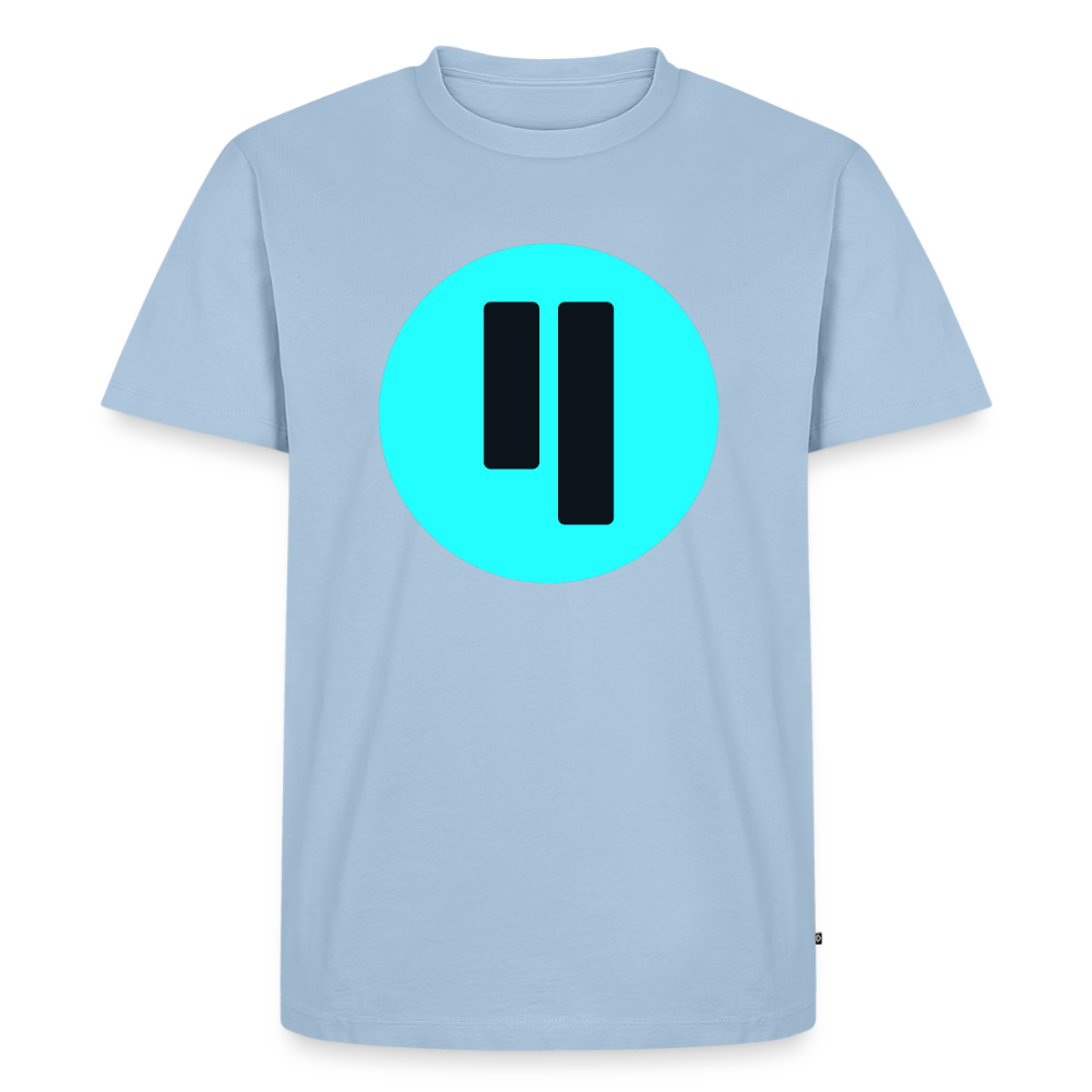Qubic Logo (Original) - Herren T-Shirt Premium - Hellblau