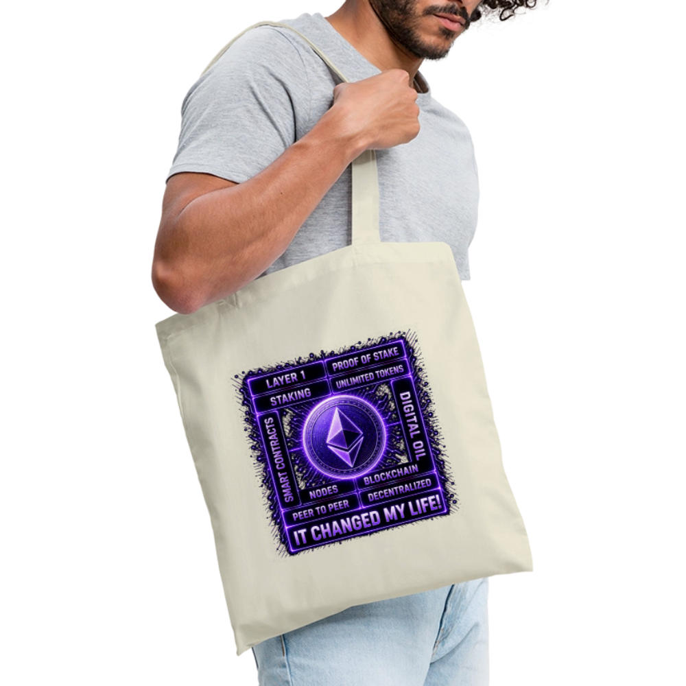 Ethereum Changed Life (Fan-Art) - Stofftasche - Natur