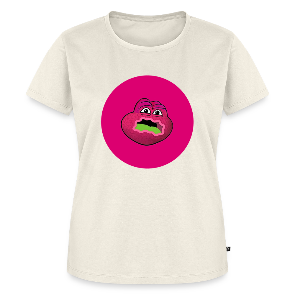 Jerry The Turtle Logo (Remix-Design) - Damen T-Shirt Premium - Naturweiß