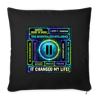 Qubic Changed Life (Fan-Art) - Polster 44 x 44 cm - Schwarz