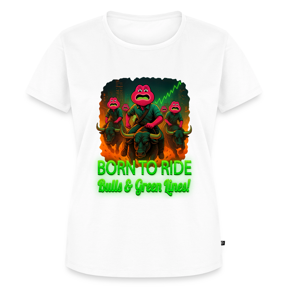 Jerry Born to Ride (Fan-Art) - Damen T-Shirt Premium - Weiß