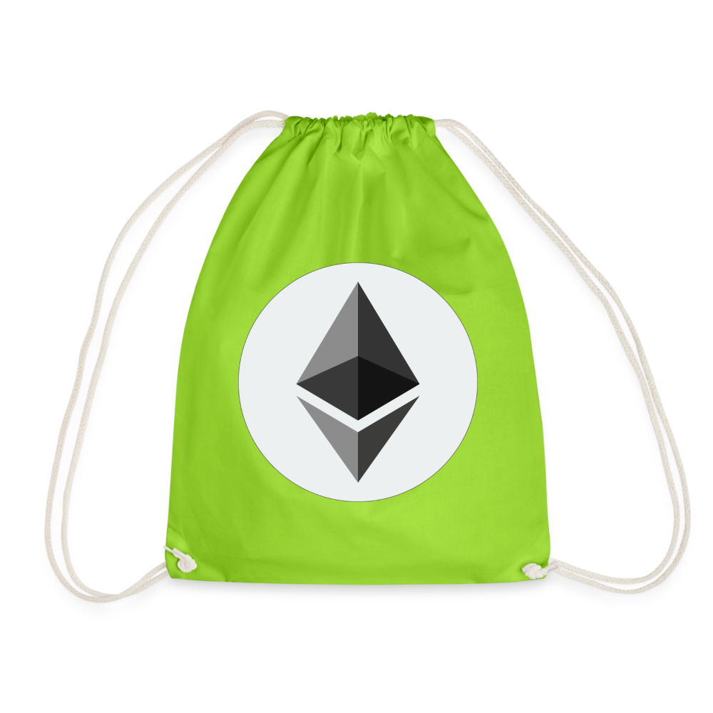 Ethereum Logo (Original) - Turnbeutel - Neongrün