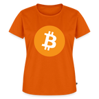 Bitcoin Logo (Original) - Damen T-Shirt Premium - Orange 