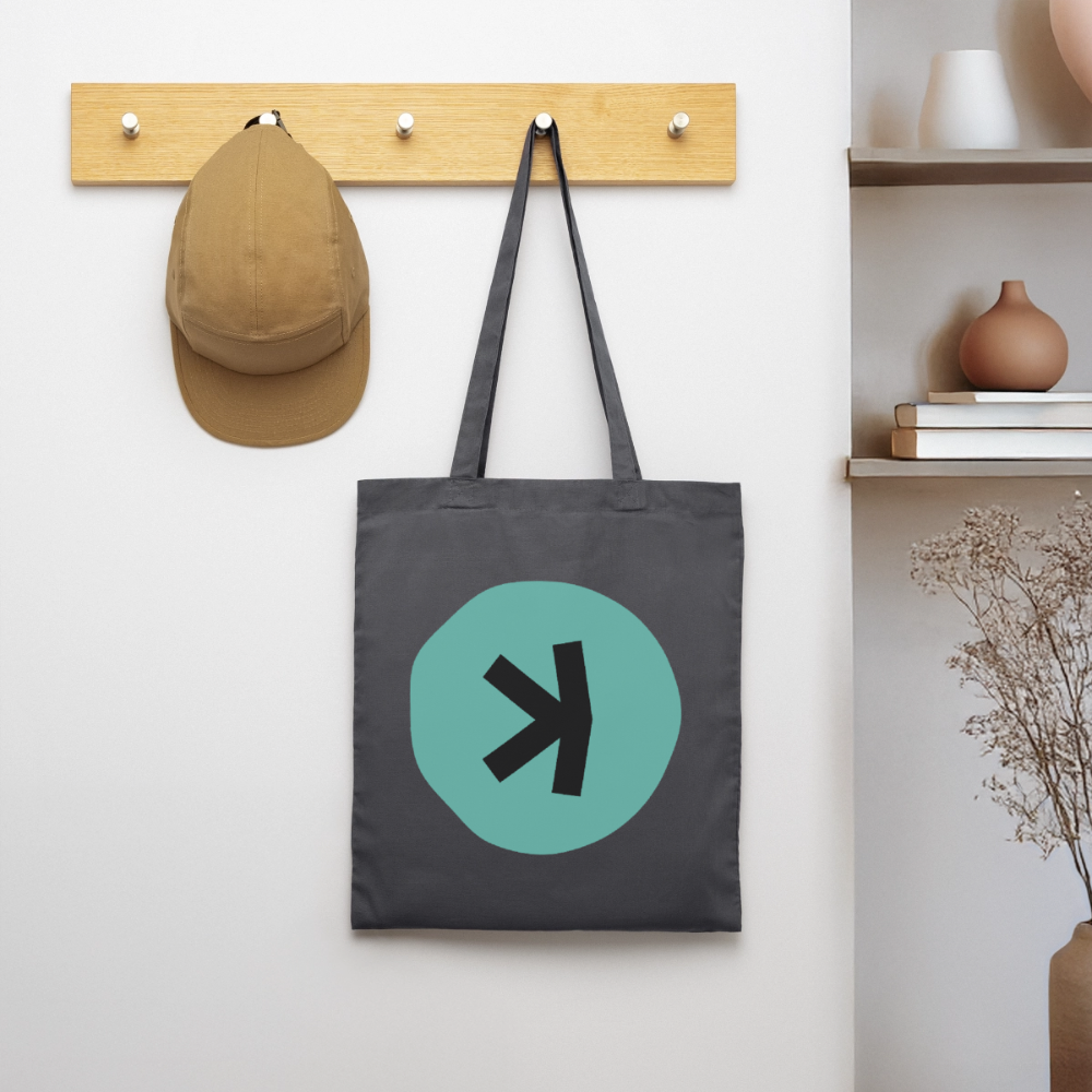 Kaspa Logo dunkel (Original) - Stofftasche - Graphite