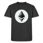 Ethereum Logo (Original) - Herren T-Shirt Premium - Anthrazit meliert