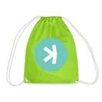 Kaspa Logo hell (Original) - Turnbeutel - Neongrün