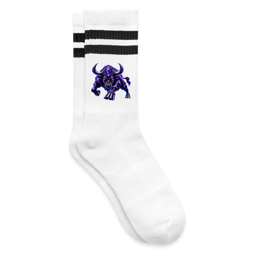 Ethereum Bull (Fan-Art) - Tennissocken - Weiß/Schwarz
