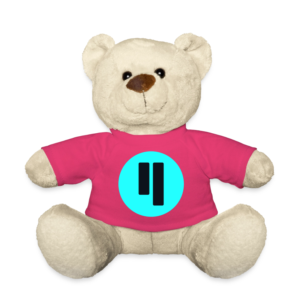 Qubic Logo (Original) - Teddybär - Pink