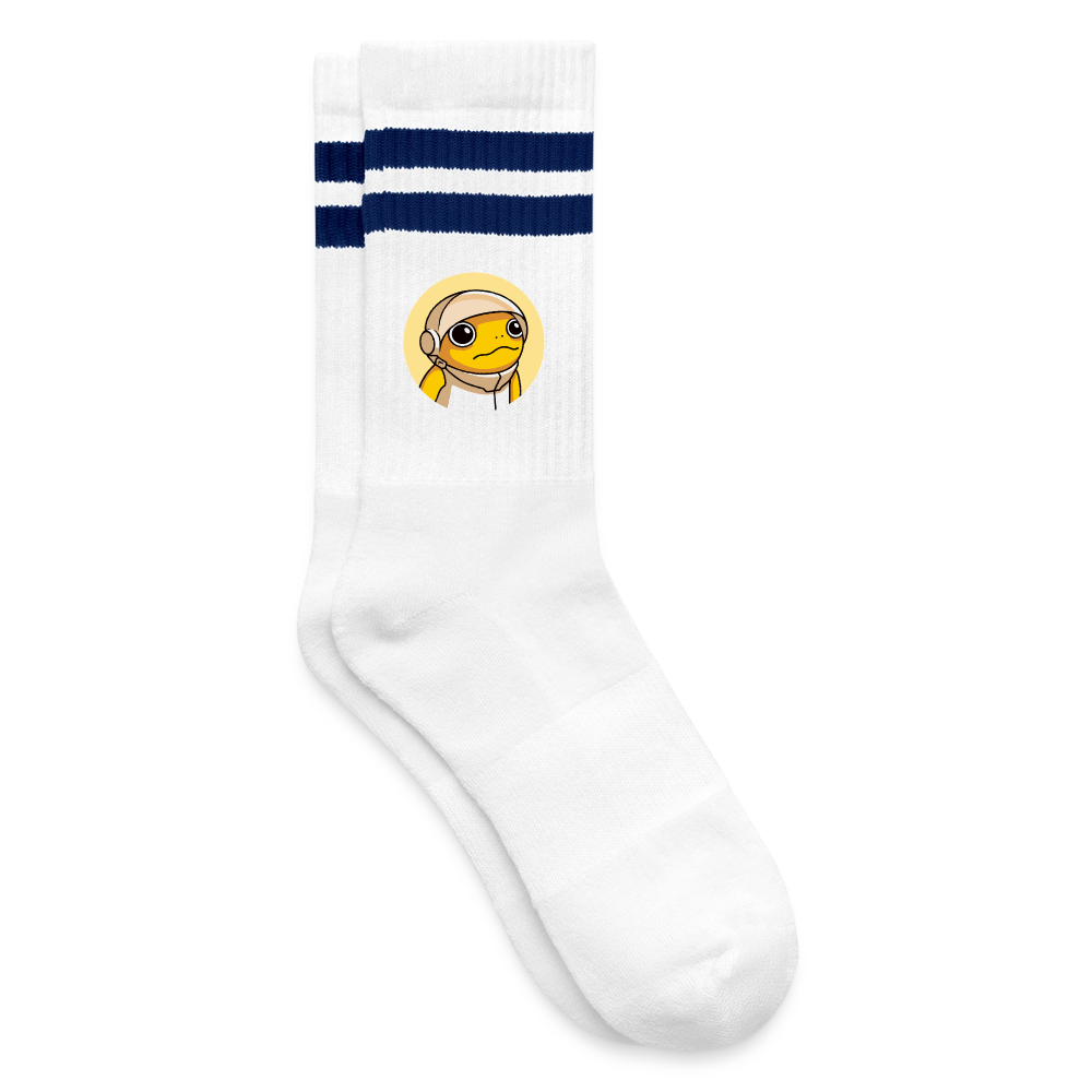 Turbo Logo (Original) - Tennissocken Premium - Weiß/Navy