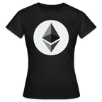 Ethereum Logo (Original) - Damen T-Shirt - Schwarz