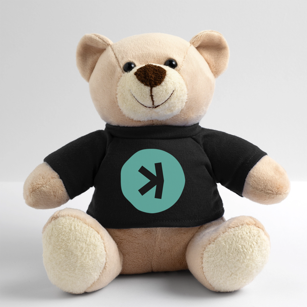 Kaspa Logo dunkel (Original) - Teddybär - Schwarz