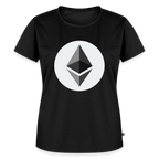 Ethereum Logo (Original) - Damen T-Shirt Premium - Schwarz