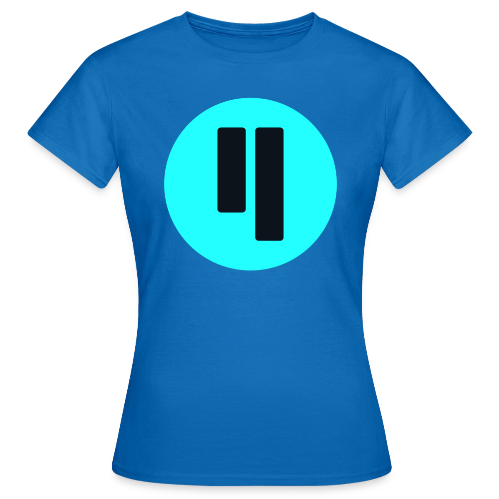 Qubic Logo (Original) - Damen T-Shirt - Royalblau
