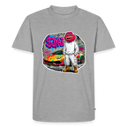 Jerry Streetart (Fan-Art) - Herren T-Shirt Premium - Grau meliert