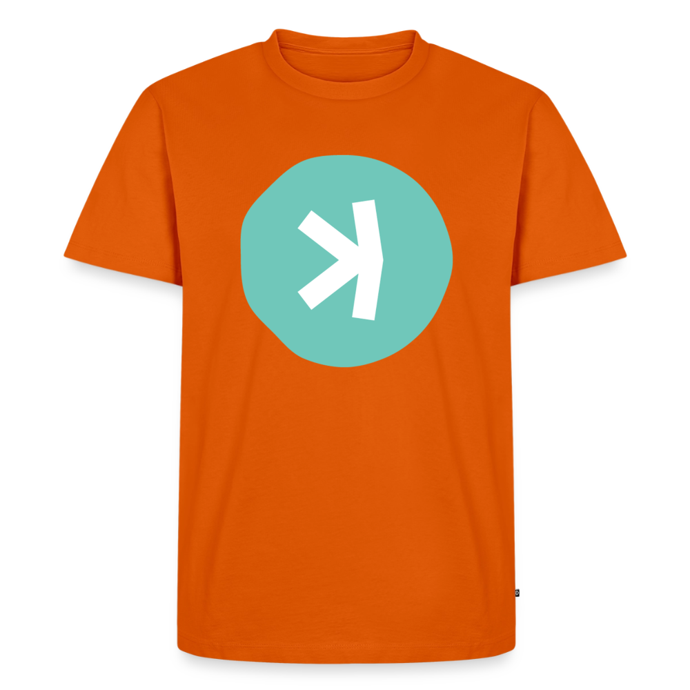 Kaspa Logo hell (Original) - Herren T-Shirt Premium - Orange 