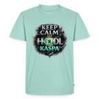 Keep Calm and Hodl Kaspa (Fan-Art) - Herren T-Shirt Premium - Mint 