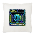 Qubic Changed Life (Fan-Art) - Polster 44 x 44 cm - Naturweiß 