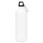 Keep Calm and Hodl Kaspa (Fan-Art) - Trinkflasche mit Karabiner 750 ml - Weiß