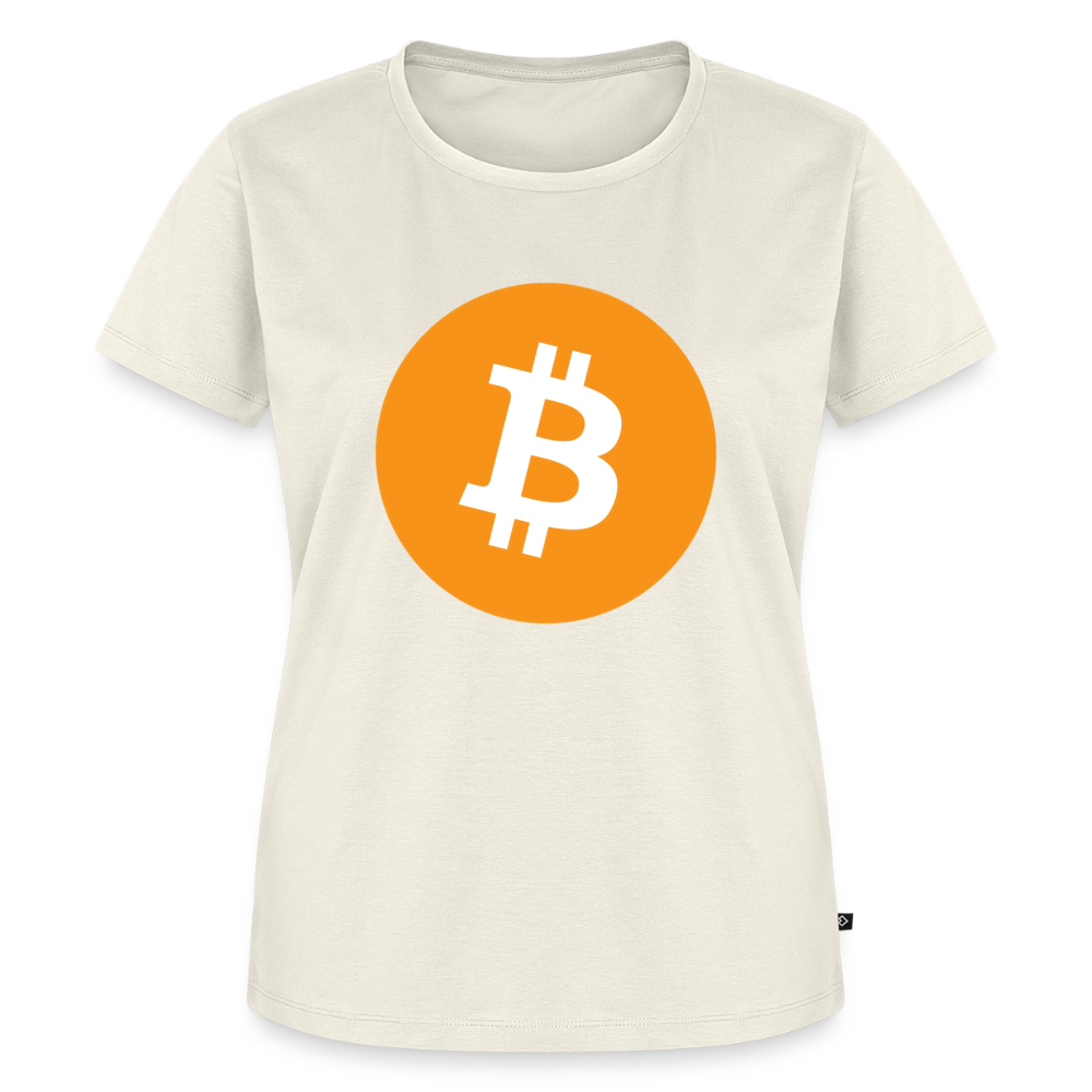 Bitcoin Logo (Original) - Damen T-Shirt Premium - Naturweiß
