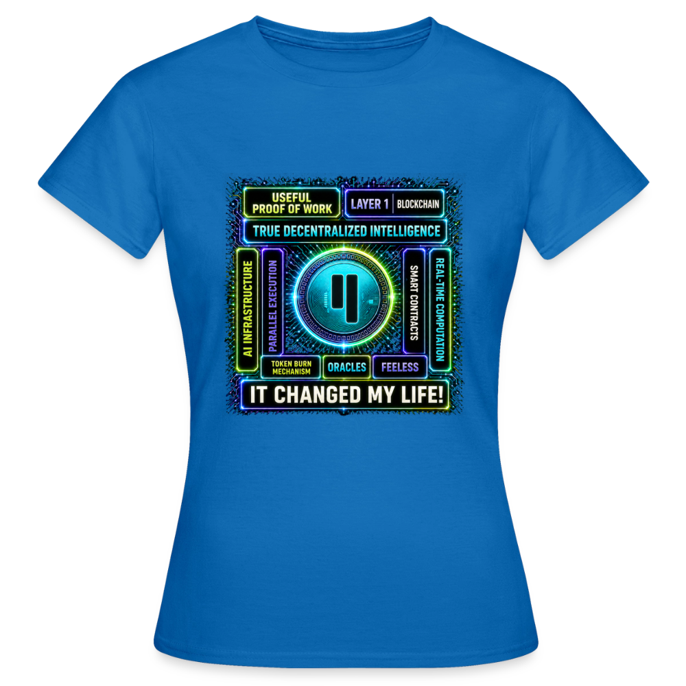 Qubic Changed Life (Fan-Art) - Damen T-Shirt - Royalblau