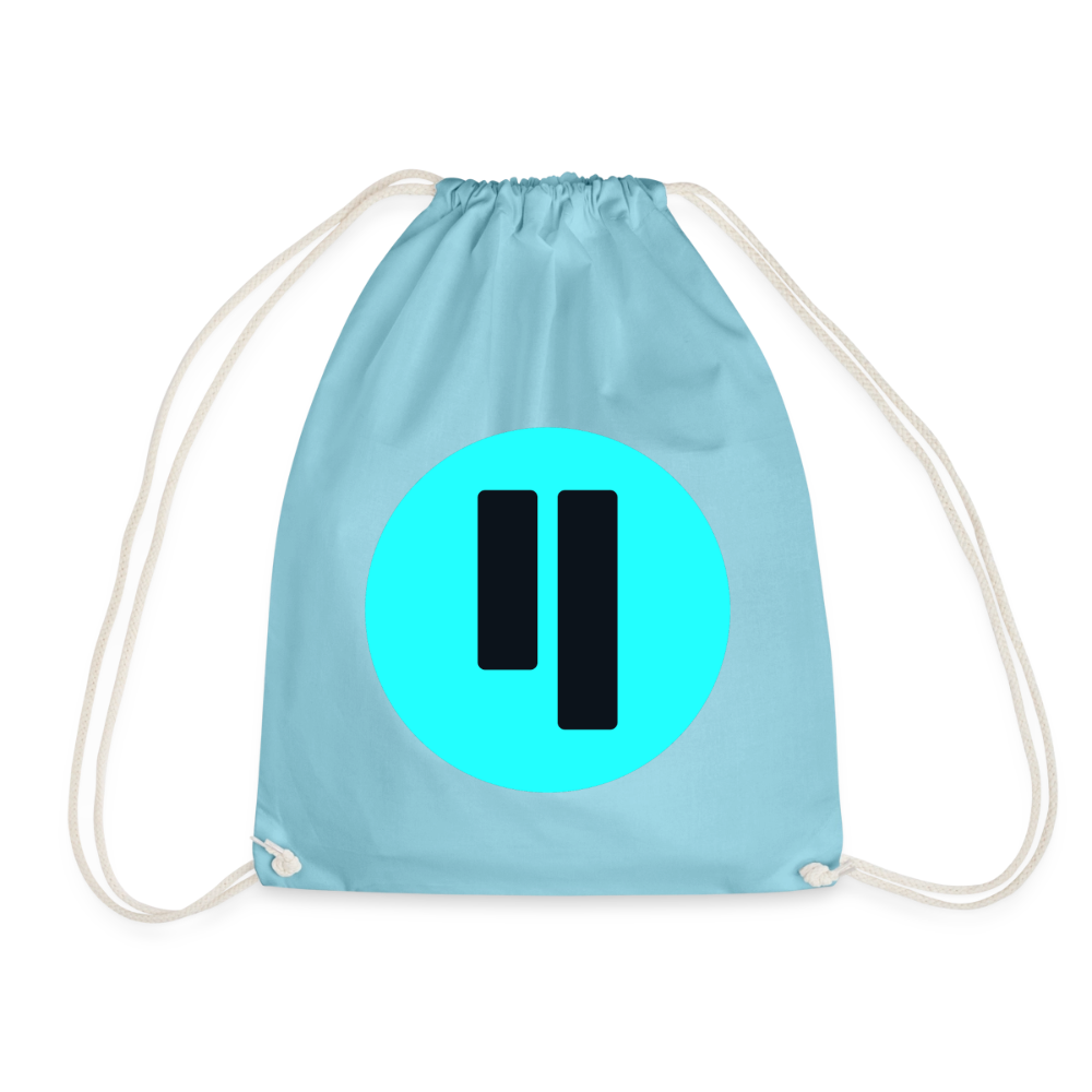 Qubic Logo (Original) - Turnbeutel - Aqua