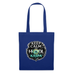 Keep Calm and Hodl Kaspa (Fan-Art) - Stofftasche - Royalblau