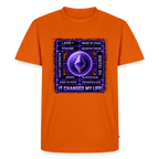 Ethereum Changed Life (Fan-Art) - Herren T-Shirt Premium - Orange 