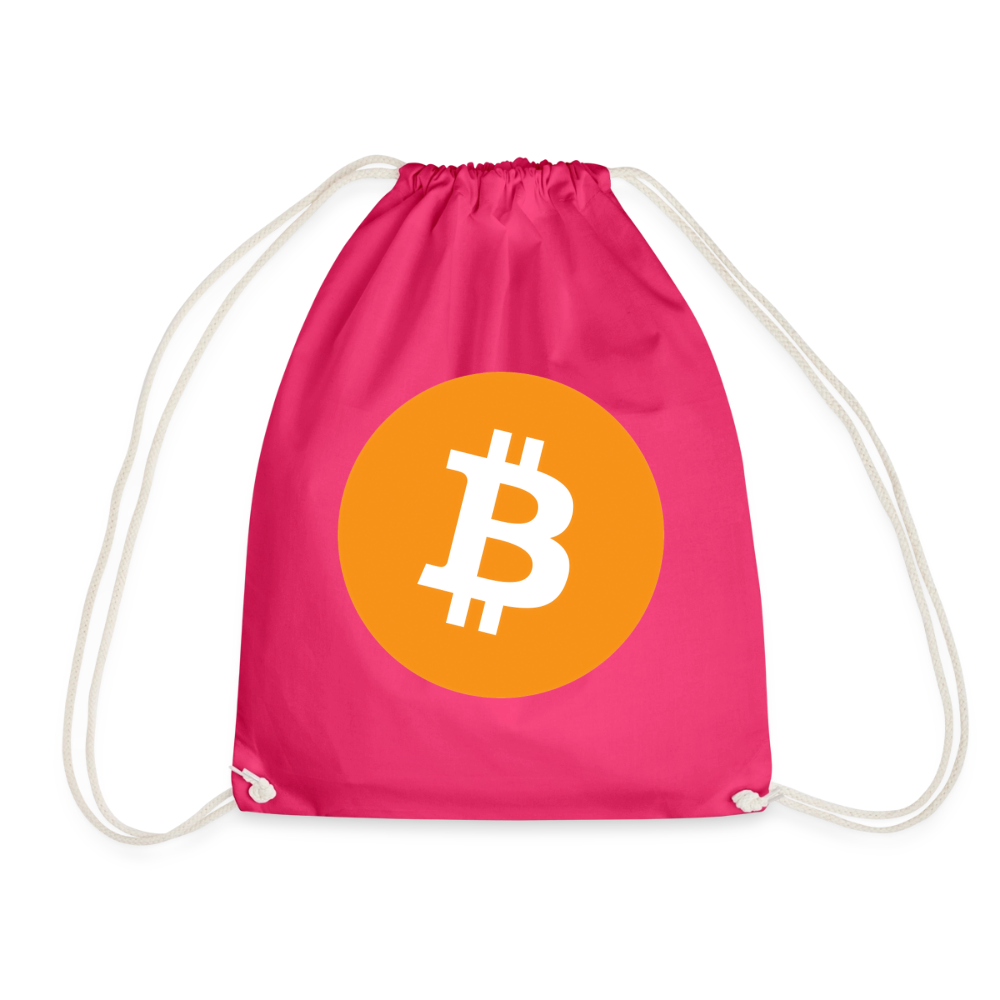 Bitcoin Logo (Original) - Turnbeutel - Fuchsia