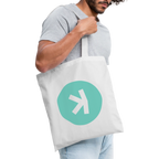 Kaspa Logo hell (Original) - Stofftasche - Weiß