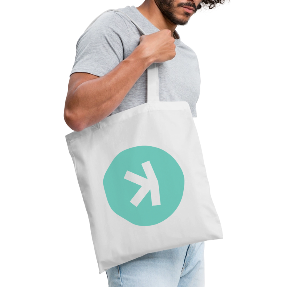 Kaspa Logo hell (Original) - Stofftasche - Weiß