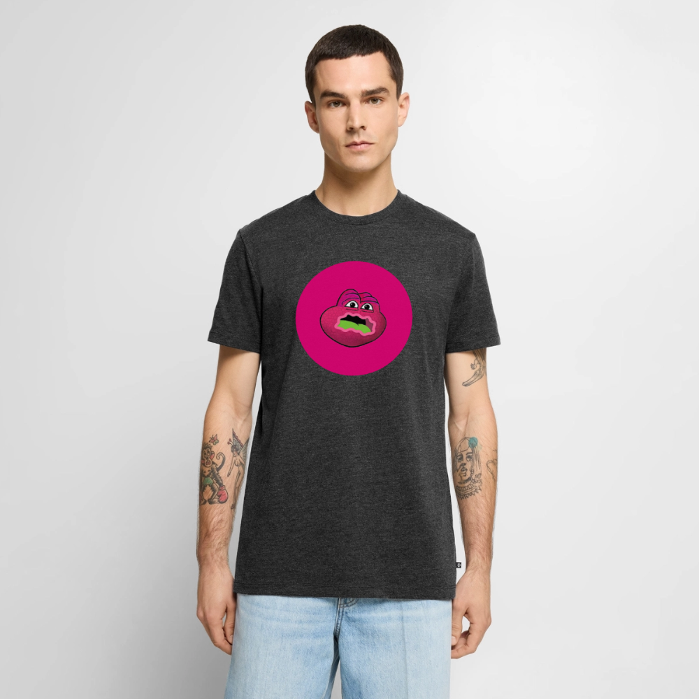 Jerry The Turtle Logo (Remix-Design) - Herren T-Shirt Premium - Anthrazit meliert