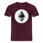 Ethereum Logo (Original) - Herren T-Shirt - Ziegelrot