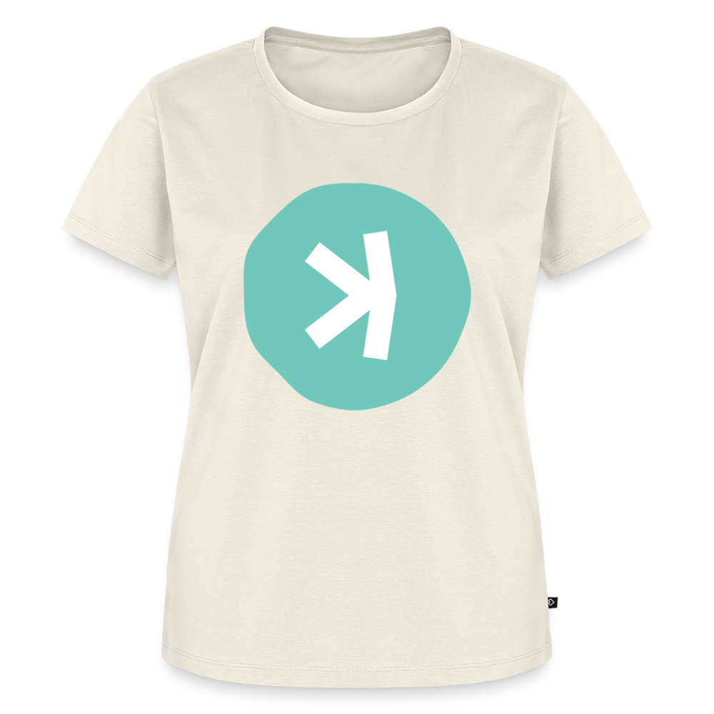 Kaspa Logo hell (Original) - Damen T-Shirt Premium - Naturweiß