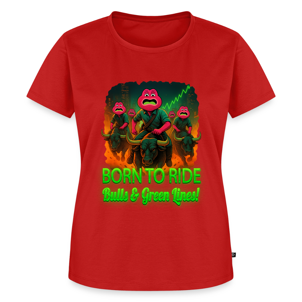Jerry Born to Ride (Fan-Art) - Damen T-Shirt Premium - Rot