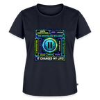 Qubic Changed Life (Fan-Art) - Damen T-Shirt Premium - Navy