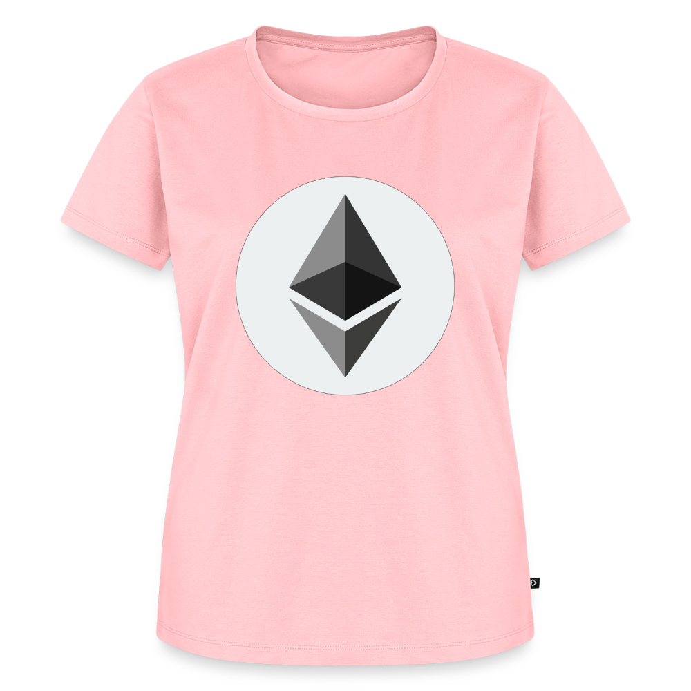 Ethereum Logo (Original) - Damen T-Shirt Premium - Rosa