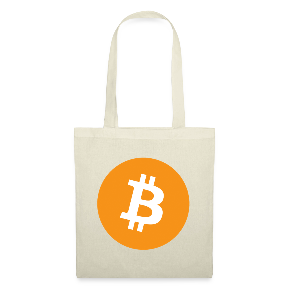 Bitcoin Logo (Original) - Stofftasche - Natur