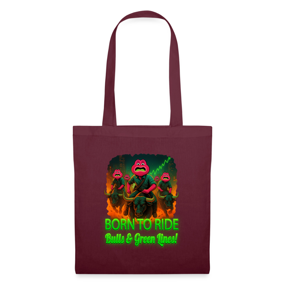 Jerry Born to Ride (Fan-Art) - Stofftasche - Burgunderrot