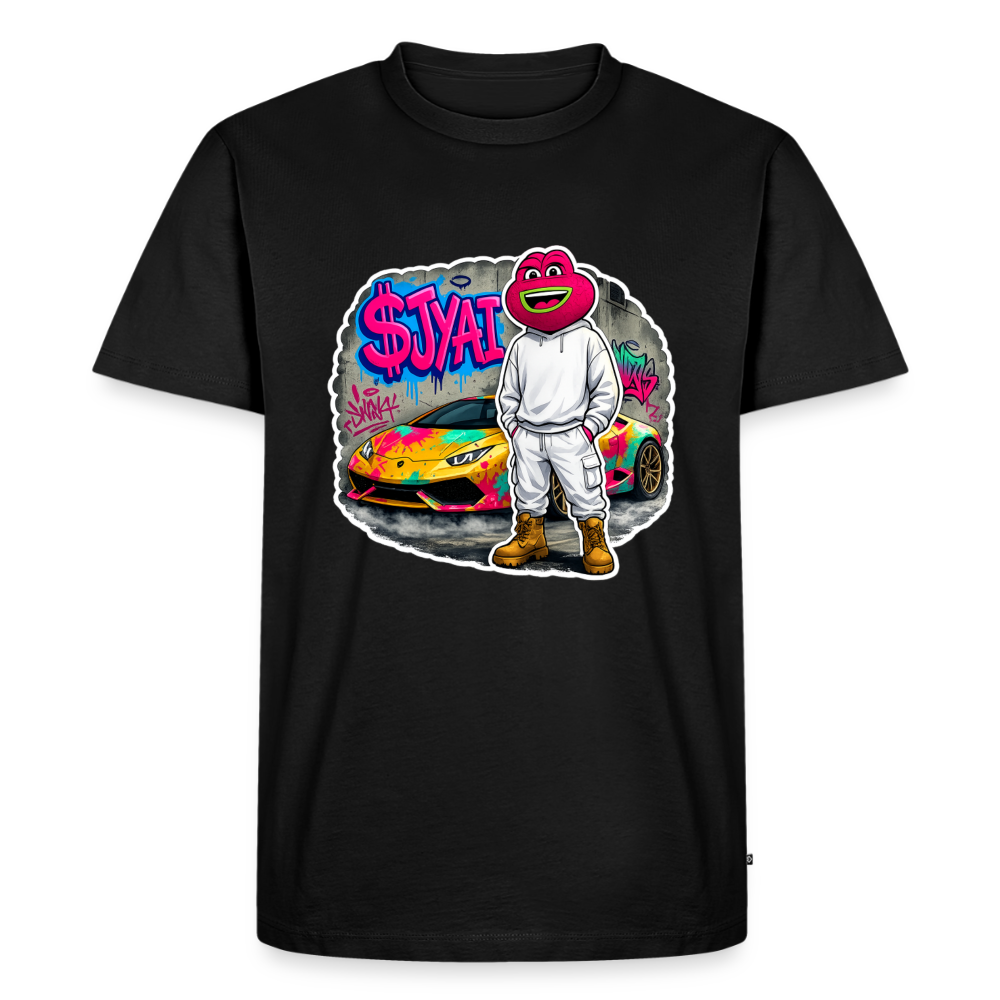 Jerry Streetart (Fan-Art) - Herren T-Shirt Premium - Schwarz
