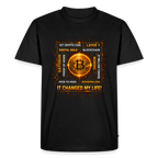 Bitcoin Changed Life (Fan-Art) - Herren T-Shirt Premium - Schwarz