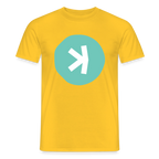 Kaspa Logo hell (Original) - Herren T-Shirt - Gelb