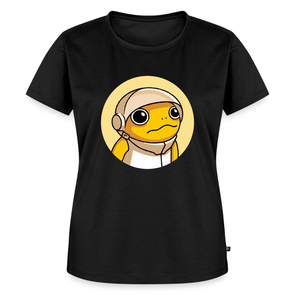 Turbo Logo (Original) - Damen T-Shirt Premium - Schwarz