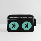 Kaspa Rulez dunkel (Original) - Retro Tasche - Schwarz/Weiß