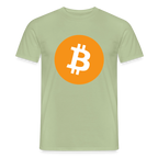 Bitcoin Logo (Original) - Herren T-Shirt - Sage