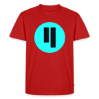 Qubic Logo (Original) - Herren T-Shirt Premium - Rot