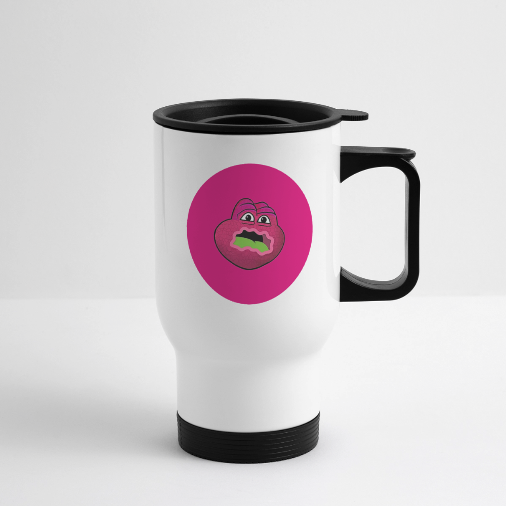 Jerry The Turtle Logo (Remix-Design) - Thermobecher - Weiß