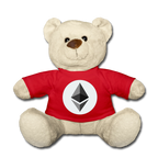 Ethereum Logo (Original) - Teddybär - Rot