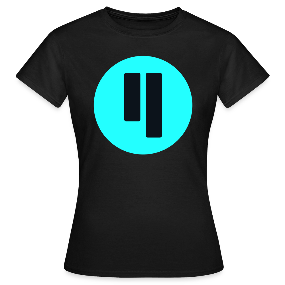Qubic Logo (Original) - Damen T-Shirt - Schwarz