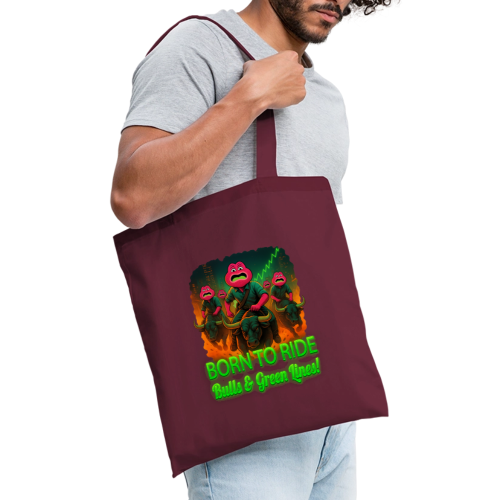 Jerry Born to Ride (Fan-Art) - Stofftasche - Burgunderrot