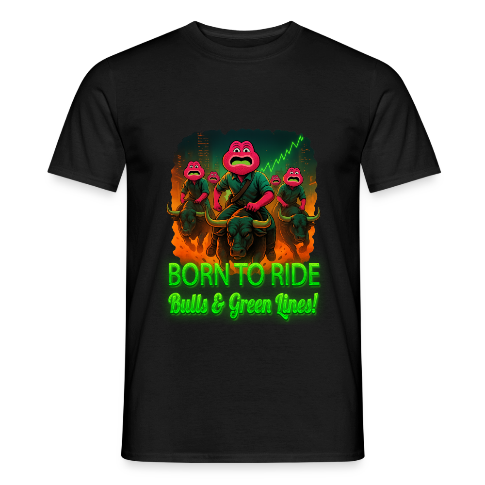 Jerry Born to Ride (Fan-Art) - Herren T-Shirt - Schwarz